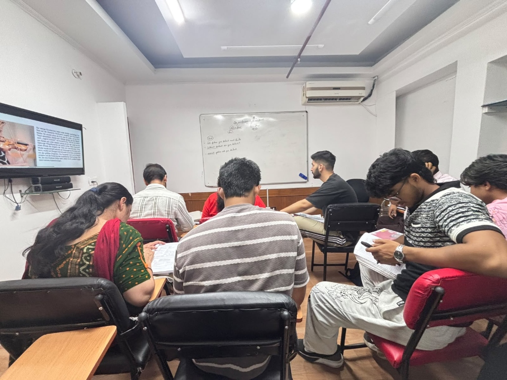 Multimedia German Language Learning Session